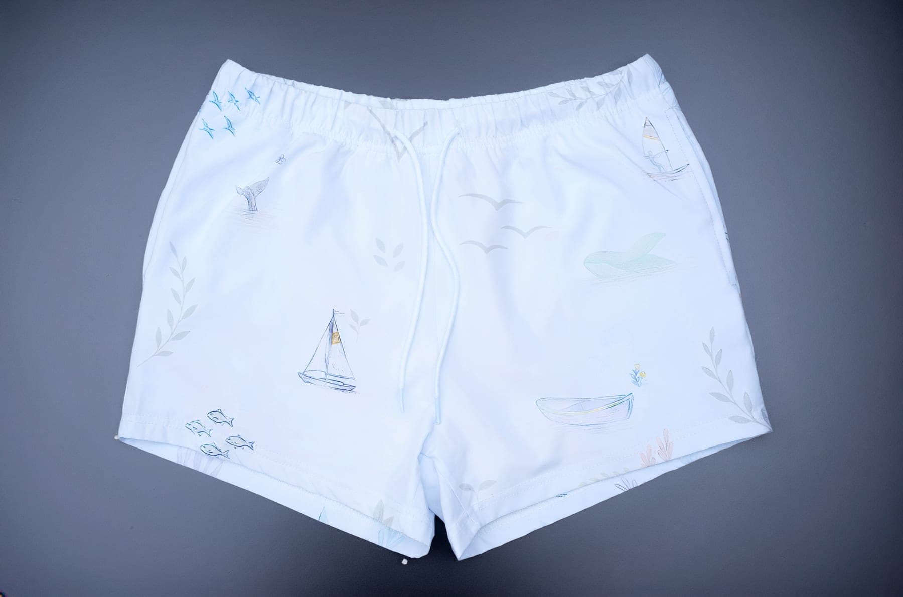 High Seas Print Swim Shorts