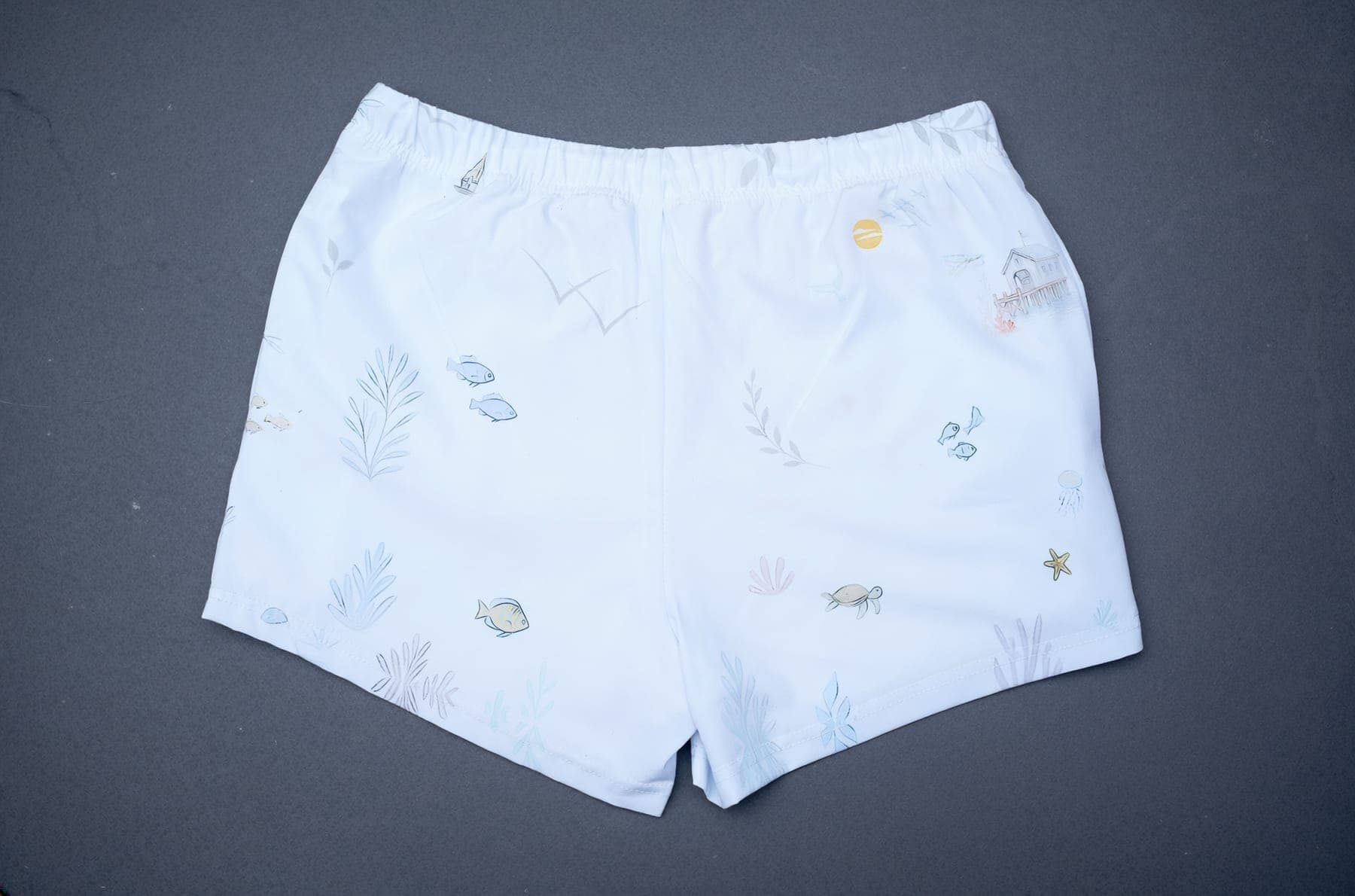 High Seas Print Swim Shorts