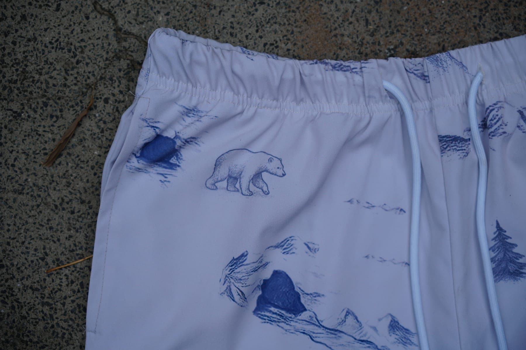 Polar Bear Print Swim Shorts