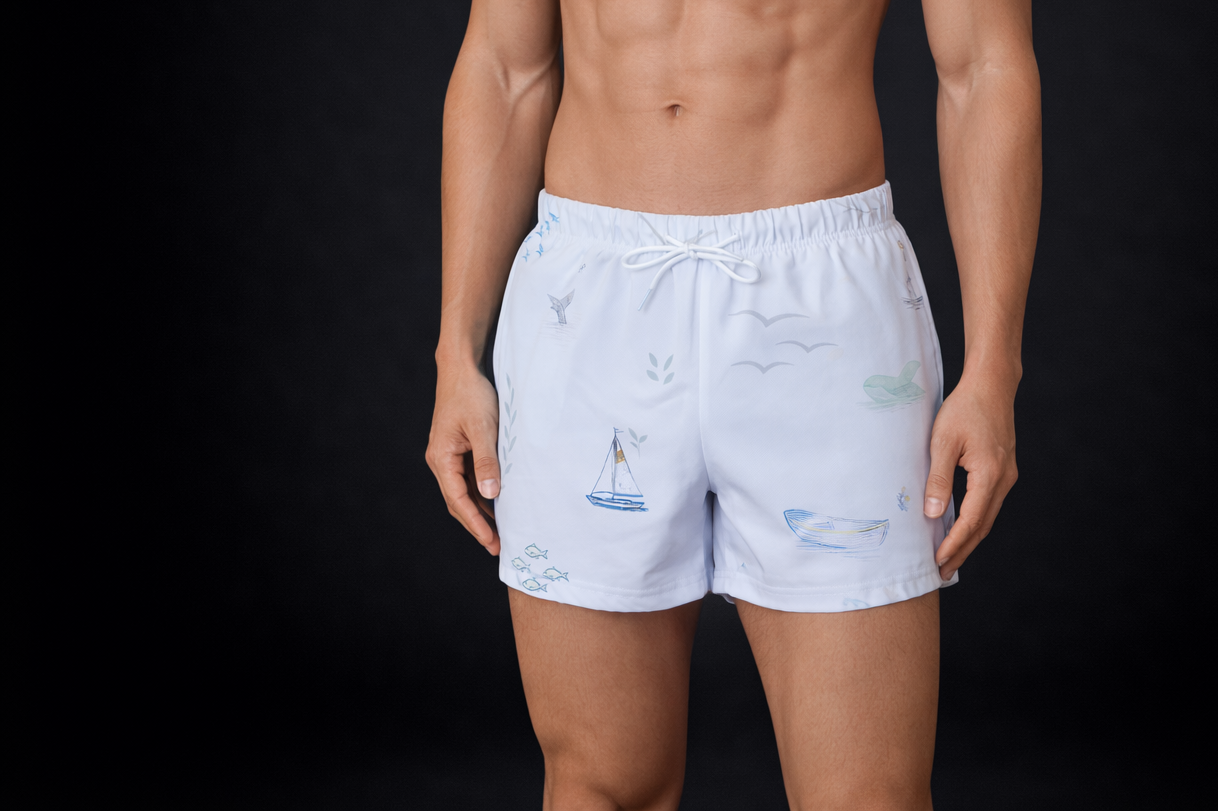 Swim shorts - Sea creatures